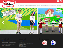 Tablet Screenshot of mickey.com.mx